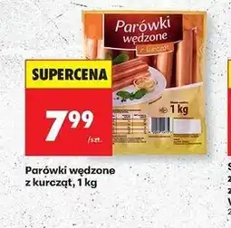 Biedronka Parówki wędzone z kurcząt, 1kg oferta