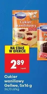 Biedronka Cukier waniliowy Gellwe, 5x16g oferta