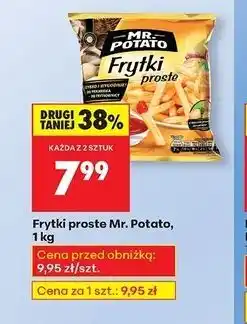 Biedronka Frytki proste Mr.Potato, 1kg oferta