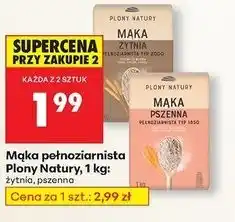 Biedronka Mąka pełnoziarnista plony Natury, 1kg oferta