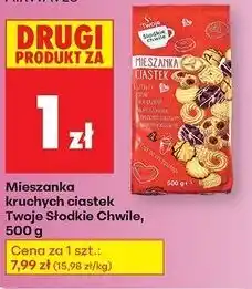 Biedronka Mieszanka kruchych ciastek Twoje Słodkie Chwile, 500g oferta