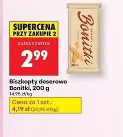 Biedronka Biszkopty deserowe Bonitki, 200g oferta