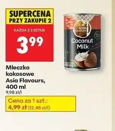 Biedronka Mleczko kokosowe Asia Flavours, 400ml oferta