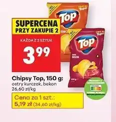 Biedronka Chipsy Top, 150g oferta