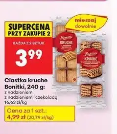 Biedronka Ciastka kruche Bonitki, 240g oferta