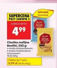 Biedronka Ciastka mafijne Bonitki, 330g oferta
