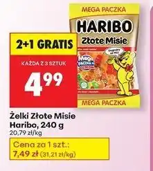 Biedronka Żelki Złote Misie Haribo, 240g oferta