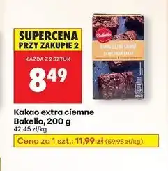 Biedronka Kakao extra ciemne Bakello, 200g oferta