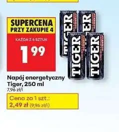 Biedronka Napój energetyczny Tiger, 250ml oferta