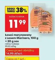Biedronka Łosoś z pieprzem i sosem musztardowo- miodowym Marinero oferta