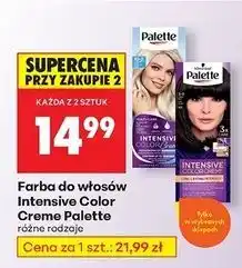 Biedronka Farba do włosów ciemny brąz 3-0 (n2) Palette Intensive Color Creme oferta