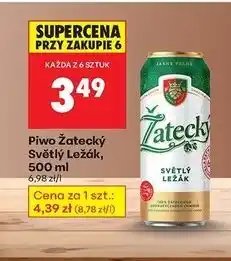 Biedronka Piwo Zatecky Svetly Lezak oferta