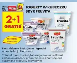 Biedronka Jogurt truskawka Fruvita Skyr oferta