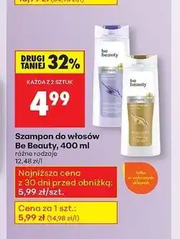 Biedronka Szampon do włosów hialuronic Be Beauty oferta