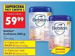 Biedronka Mleko 3 Bebilon Profutura Duo Biotik oferta