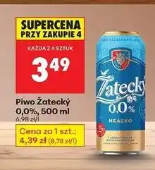 Biedronka Piwo Zatecky 0% oferta