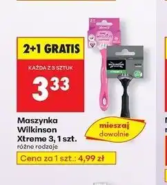 Biedronka Maszynka do golenia Wilkinson Xtreme 3 Beauty oferta