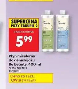 Biedronka Płyn micelarny hydro intense Be Beauty oferta