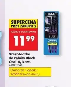 Biedronka Szczoteczka do zębów black Oral-B Allrounder oferta