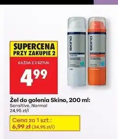 Biedronka Żel do golenia normal Skino oferta