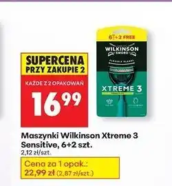 Biedronka Maszynka do golenia Wilkinson Xtreme 3 Sensitive oferta