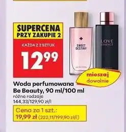 Biedronka Woda perfumowana love essence Be Beauty oferta