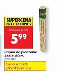 Biedronka Papier do pieczenia 20 m Zosia Samosia oferta