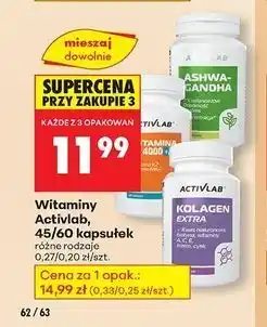 Biedronka Witamina d3 4000+k2 Activlab oferta