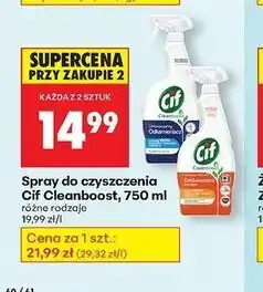 Biedronka Spray przeciw kamieniowi Cif Power & Shine oferta