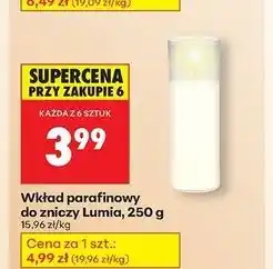 Biedronka Wkład parafinowy 250 g 75 h Lumia oferta