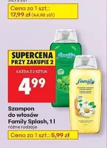 Biedronka Szampon rumiankowy Family Splash oferta