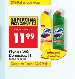 Biedronka Płyn do wc citrus fresh Domestos oferta