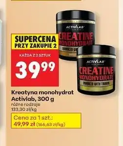 Biedronka Odżywka creatine monohydrate Activlab oferta