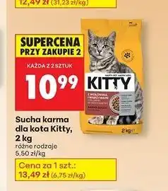 Biedronka Karma dla kota z wołowiną i warzywami Kitty oferta