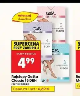 Biedronka Rajstopy classic 15 den rozm. 4 Gatta oferta