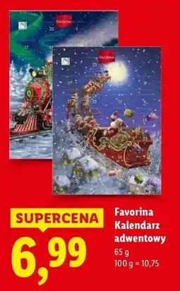 Lidl Kalendarz adwentowy Favorina oferta