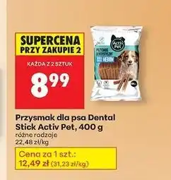 Biedronka Przysmak dentystyczny dla psa medium Activ Pet oferta