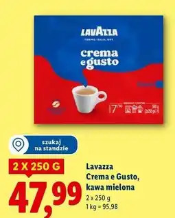 Lidl Kawa classico Lavazza Crema & Gusto oferta