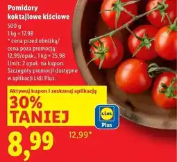 Lidl Pomidory koktajlowe oferta