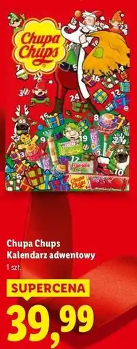 Lidl Kalendarz adwentowy Chupa Chups oferta