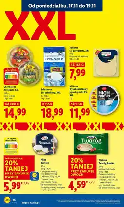 Lidl Ser burrata Pilos oferta