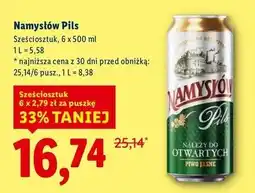 Lidl Piwo Namysłów Pils 6-pak oferta