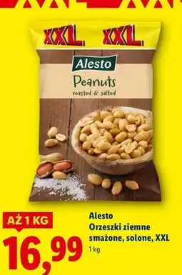 Lidl Orzeszki ziemne smażone solone xxl Alesto oferta