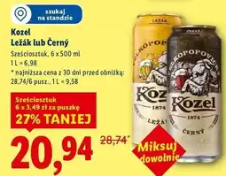 Lidl Piwo Kozel Cerny oferta