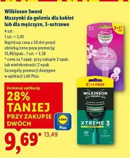 Lidl Maszynki do golenia cherry blossom Wilkinson My Intuition Comfort oferta