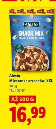 Lidl Mieszanka orzechów i suszonych owoców Alesto oferta