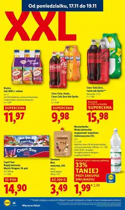 Lidl Napój mystic dragon Capri-Sun oferta