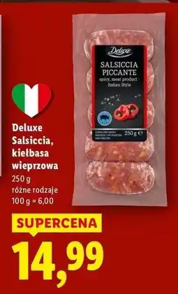 Lidl Kiełbasa salsiccia Deluxe (Schwarz) oferta