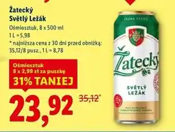 Lidl Piwo Zatecky Svetly Lezak oferta