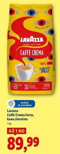 Lidl Kawa forte art Lavazza Caffe Crema oferta